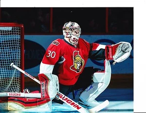 SENADORES OTTAWA ANDREW HAMMOND FIRMADO PREJUEGO 8X10 - Imagen 1 de 1