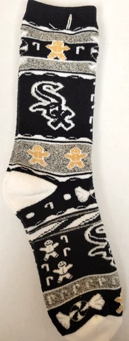 MLB Chicago White Sox Ugly Sweater Socks, New (GINGERMAN) Cover