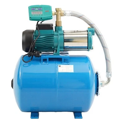IBO/SK AQUALINE 50L Hauswasserwerk 1300W 6000L/h 5,5b digitaler Druckschalter Trockenlaufschutz