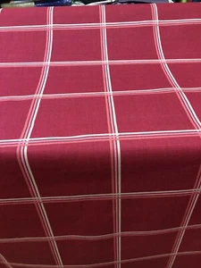 Tenda Cotone Tessuto Materiale Letto Cuscino Lenzuolo Multicolore Check - Foto 1 di 6