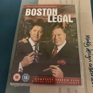BOSTON LEGAL : SEASON FIVE -DVD- REGION 2 - NEW/SEALED - Picture 1 of 3