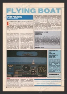 Reino Unido 1988 Exclusivo videojuego PHM Pegasus vista previa/revisión - Imagen 1 de 1