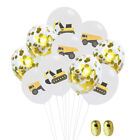 20 Pcs Excavator Truck Printing Balloons Balloons Kit Baby Shower Party Balloons