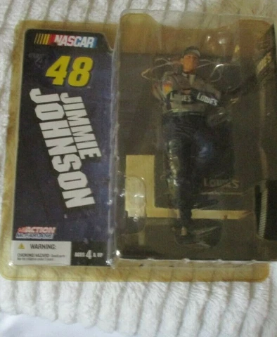 Jimmie Johnson # 48 figure with stand new in sealed package Cover