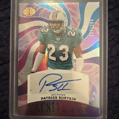 2023 Panini Illusions - Elusive Ink #EI-PSU Patrick Surtain 237 /299 (AU) - Image 1 of 2