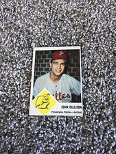 PHILADELPHIA PHILLIES JOHN CALLISON 1960 FLEER BASEBALL CARD EX #51 GREAT VALUE