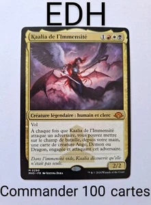 MTG Commander Deck Ange/Demon/Dragon Kaalia de l'Immensité 100 Cartes Magic EDH - Foto 1 di 9