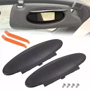 2 Sun Visor Mirror Copertura Sinistro Destro per Porsche 996 997 Boxster 986 987 - Picture 1 of 12