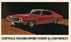 1971 Chevy Chevelle Malibu Sport Coupé, concessionnaire américain carte postale publicitaire