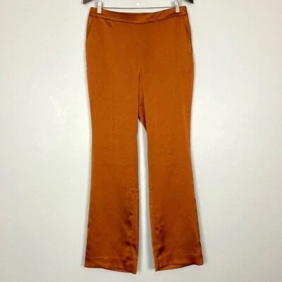 Pantalones Chico’s Modernos de Satén a Medida para Mujer Talla 8 Bolsillos Suavizadores con Cremallera Lateral Foto 1 de 4