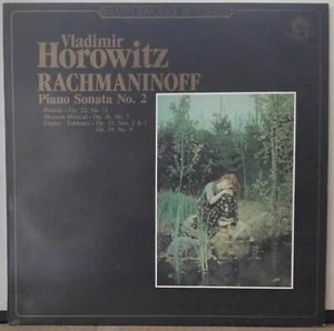 CBS MASTERWORKS MP 39757 HOROWITZ RACHMANINOV PIANO SONATA NO.2 HOLLAND ED 1 LP - Picture 1 of 3