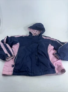 ATHLETIC WORKS Reversible Jacket Windbreaker Coat Women's  Size L (12-14) - Picture 1 of 15