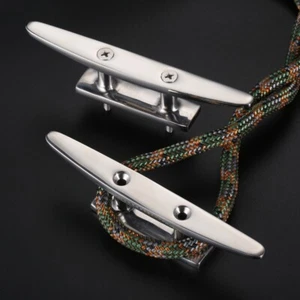 316 Stainless Steel Boat Cleat Deck Cleat Fittng For Marine Boat Yacht 125mm HQ - Picture 1 of 13
