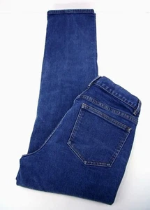 Classiques Entier Womens Blue Jeans  Size 8 Straight Leg Stretch Zip Up 28X30  - Picture 1 of 12