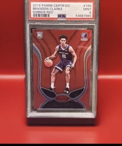Brandon Clarke - 2019 Panini Certified Mirror Red Rookie RC PSA 9 Mint certified - Picture 1 of 2