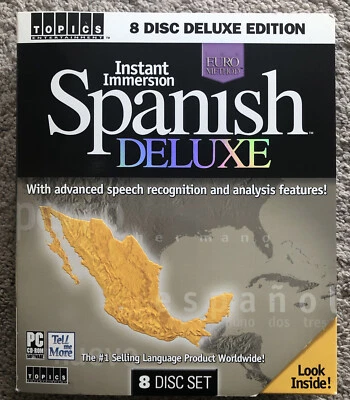 Instant Immersion Spanish Deluxe by TOPICS All 8 Disks - Image 1 of 4