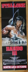Rambo 3 Sylvester Stallone Original French Door Panel Filmposter - Bild 1 von 1