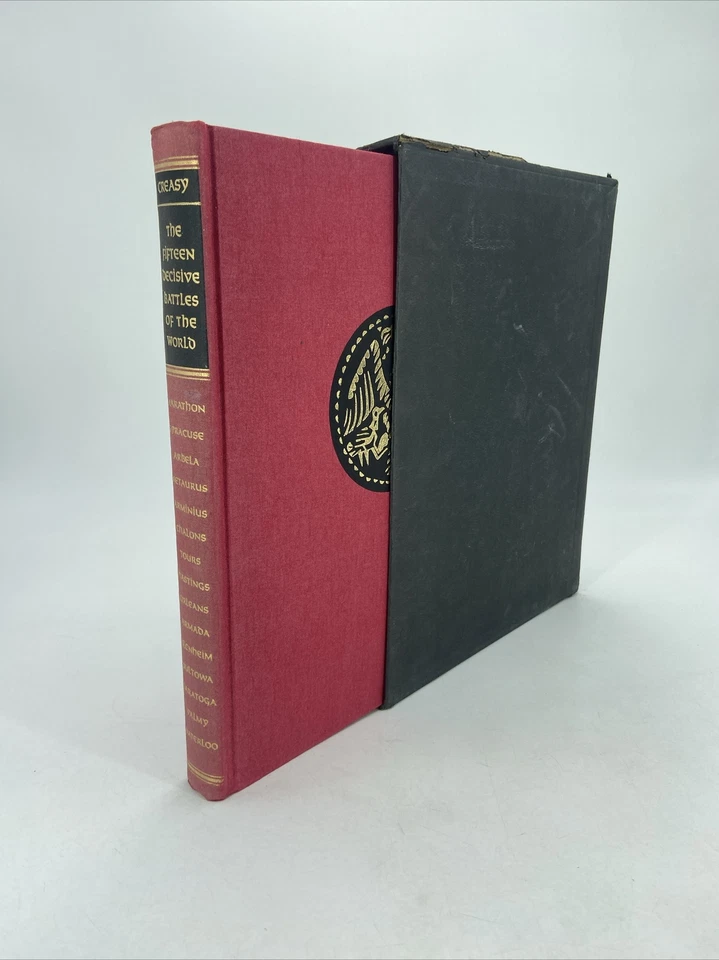 Fifteen Decisive Battles of the World Heritage Press 1969 Sandglass & Slipcase - Image 1 of 4