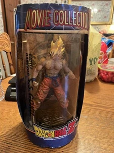 Dragon Ball Z Movie Collection Battle Damaged SS Goku Model Figure - Picture 1 of 7