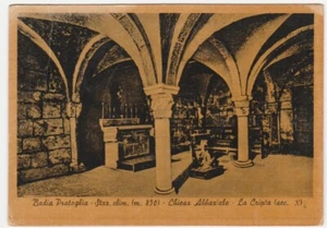 BADIA PRATAGLIA - POPPI - AREZZO - CHISA ABBAZIALE - LA CRIPTA - VIAGG. -14709- - Picture 1 of 1