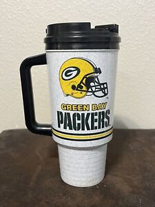 1997 Green Bay Packers Whirley Thermo Koozie Drink Cooler w/ Handle Mug