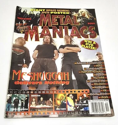 Metal Maniacs Magazine December 2002 Meshuggah King Fowley Doro Vader - Image 1 of 4