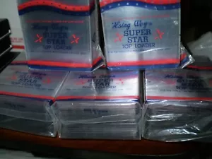5 PACKS HSING WEY Super Star Top Loader Card Holder/Sleeve. 25 in package. NEW - Picture 1 of 2