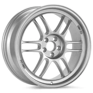 17x9 +45 Enkei RPF1 5x114.3 Silver Paint Wheels (Set of 4) - Picture 1 of 2