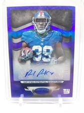 2016 Certified Paul Perkins Giants Blue Certified Potential Signatures SP/50