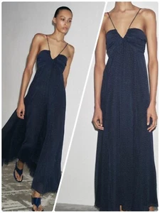 ZARA mujer ZW Collection Polka Print Dress Limited Edition elegant casual cute - Imagen 1 de 7