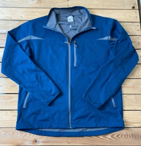 Alpine Design Men’s Soft Shell Full Zip Jacket Size XXL Blue i6 - Picture 1 of 9