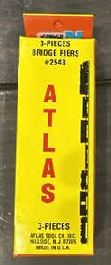 N Scale Atlas 3-Piece Bridge Pier 2543 - Picture 1 of 2