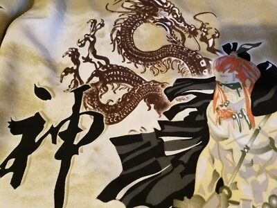 CAMISA ZAM COLECCIONABLES SAMURAI DRAGON ASIÁTICA HOMBRE MANGA CORTA, TALLA GRANDE Foto 1 de 4