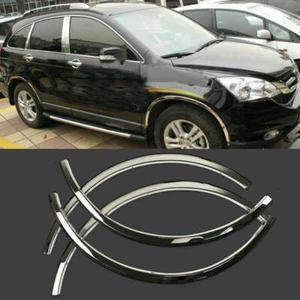 4X Fender Flare Kit Wheel Arch Cover Trim Fit for 2007-2011 Honda CRV CR-V Steel - Picture 1 of 4