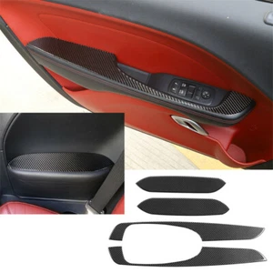 Soft Carbon Fiber Interior Door Armrest Panel Cover for Dodge Challenger 2015-22 - Foto 1 di 10