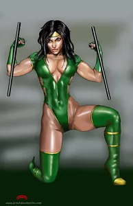 Orchid Killer Instinct video game comic art geek 11x17 signed print Dan DeMille - Bild 1 von 1