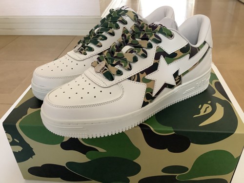 A BATHING APE (BAPE) Autentica scimmia da bagno bape abc camo bape sta uomo US 9 verde nuova bapesta