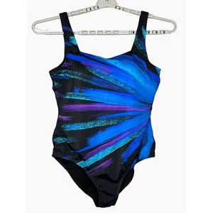 Swimsuits For All womes Plus size 20 One Piece Swimsuit Blue Beach Vacation New - Picture 1 of 8