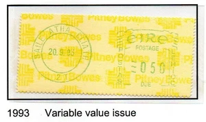 IRELAND MNH 1993 Frama/SOAR Variable Value Issue - Picture 1 of 1