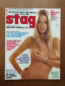 Vintage Stag Pulp Adventure Men's Magazine March 1974 Great Condition - Picture 1 of 2