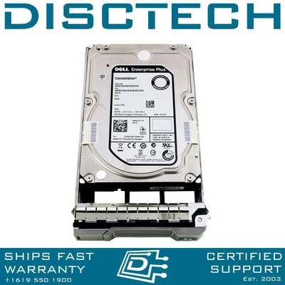 Dell EqualLogic VWRWH / RTFJN 4TB 6Gbps Enterprise Plus SED SAS 7.2k 3.5" HDD - Image 1 of 3