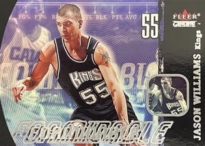 2000-01 Fleer Genuine Formidable JASON WILLIAMS Sacramento Kings - Bild 1 von 2