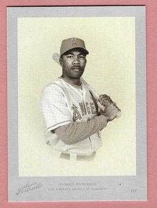 2005 Donruss Diamond Kings Studio Portrait Garret Anderson #'d 02/45 Card #SP-81 - Picture 1 of 2