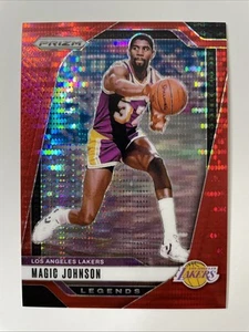 2024-25 Panini Prizm Magic Johnson Red Pulsar Prizm #’d /75 Lakers SP - Picture 1 of 2
