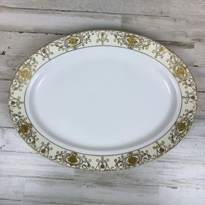 Plato de servir ovalado vintage Noritake 16" x 12" 175 colección de bolas de Navidad Foto 1 de 4