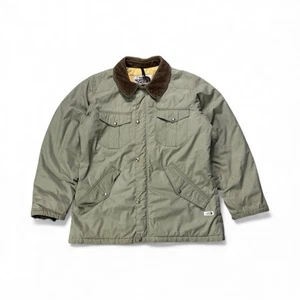 Vintage The North Face Down Puffa Chore Jacket 1980s Brown Label Made In USA  L - Picture 1 of 10