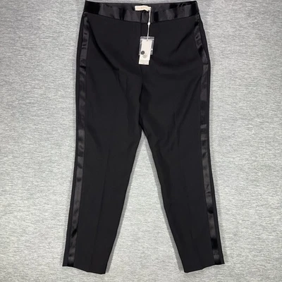 Tory Burch Iliana Pants Womens 12 Black Dress Work Career Trousers - Image 1 of 4