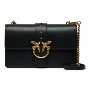 Pinko borsa love one classic nero oro st cl - Imagen 1 de 1
