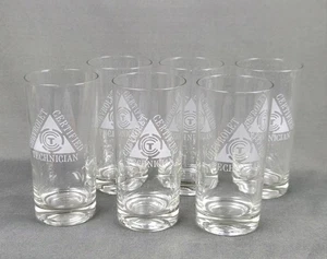 6 Vintage Chevrolet Certified Technician Award Advertising Glass Hi Ball Tumbler - Picture 1 of 12