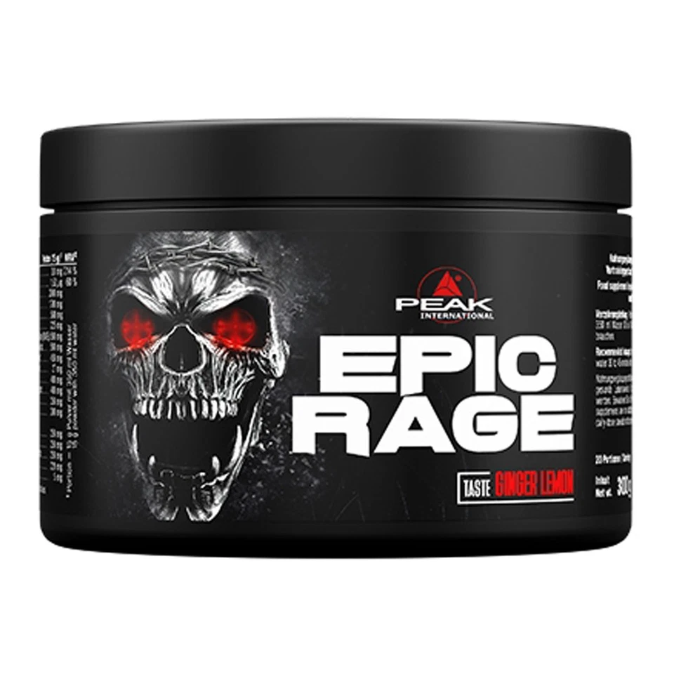 (89,50 EUR/kg) Peak Epic Rage 300 g Dosis Booster Pre Entrenamiento Cafeína